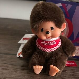 Sekiguchi Monchhichi Brown Plush Toy